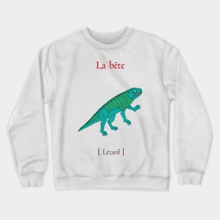 Medieval lizard Crewneck Sweatshirt